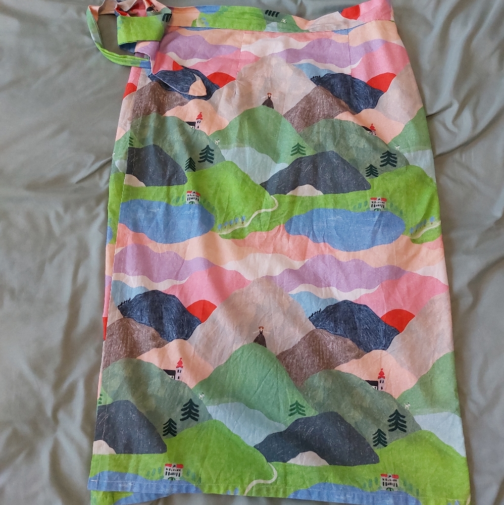 Samantha Pleet wrap midi skirt limited "Sound of Music" editiom
